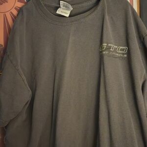 Pontiac Official Licensed GTO First Muscle Graphic T-Shirt (CHARCOAL) DISC.